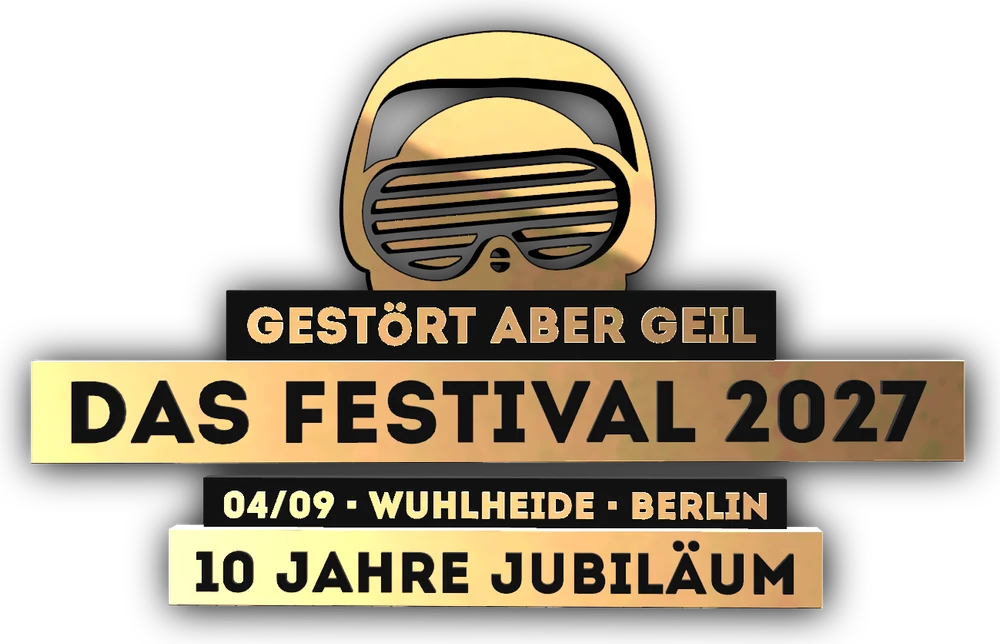 Gestört aber GeiL – Das Festival 2027, 10 Jahre Jubiläum, 4. September, Parkbühne Wuhlheide Berlin